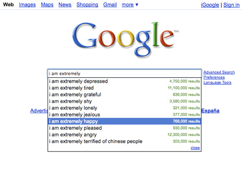 Google Autocomplete